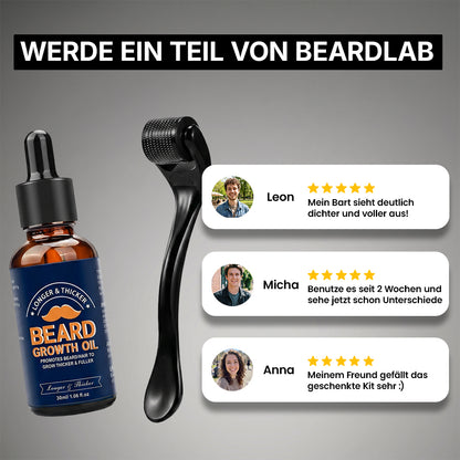 Beardlab™ - Beard Growth Kit | Voller Bart in 9 Wochen!
