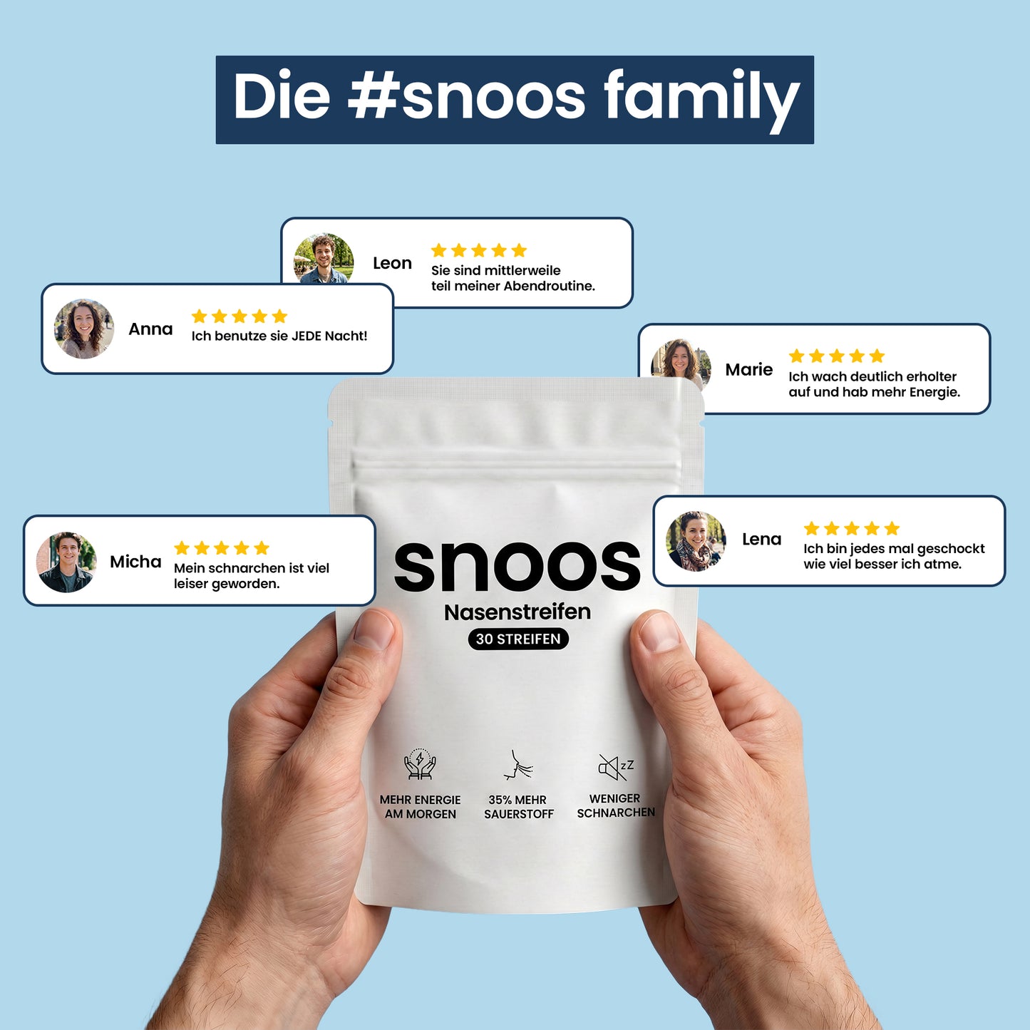snoos Nasenstreifen