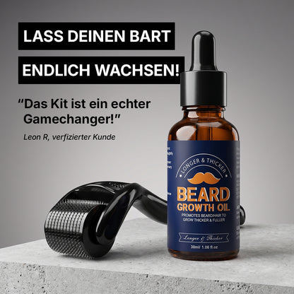 Beardlab™ - Beard Growth Kit | Voller Bart in 9 Wochen!