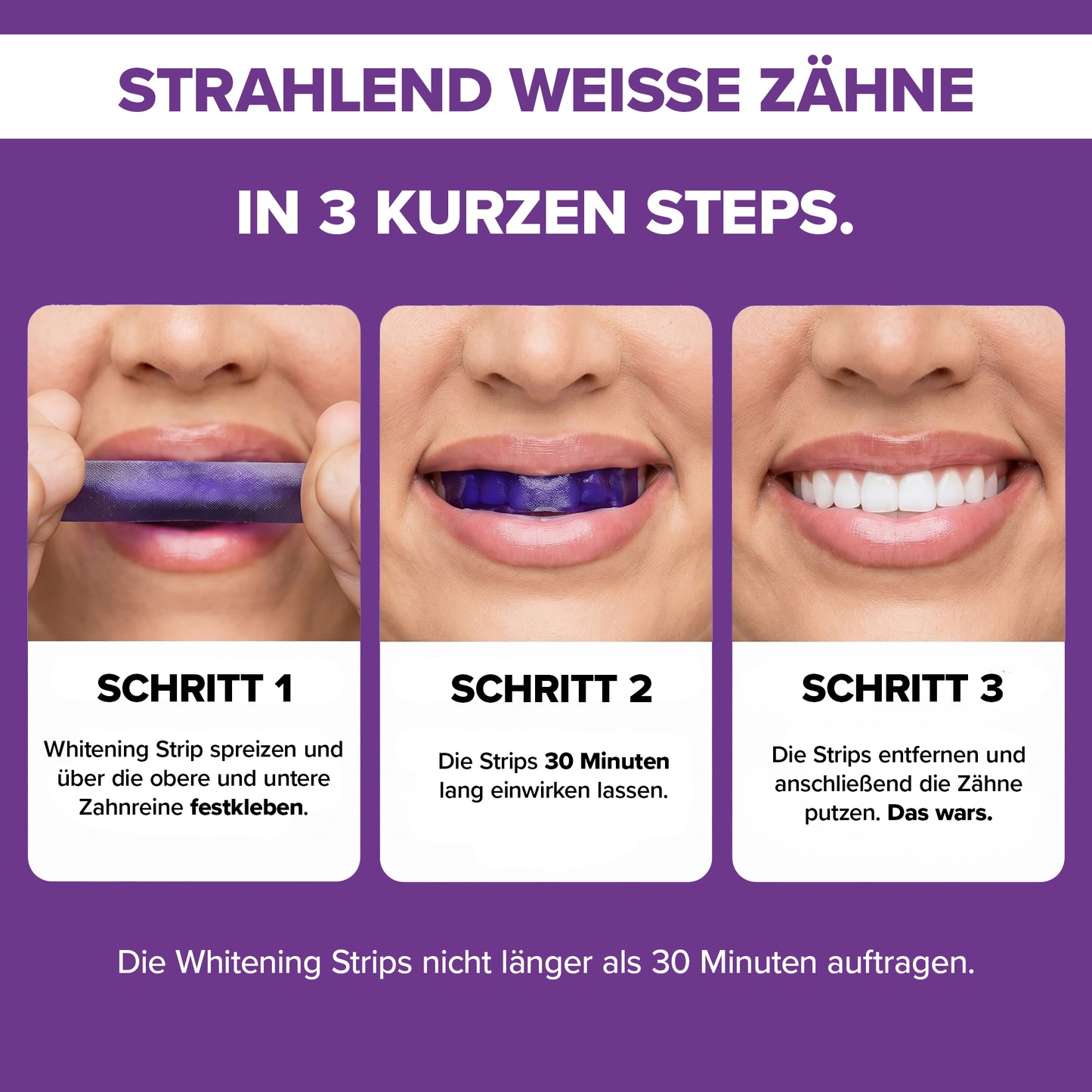 smilelux™ Violet Pro Zahnaufhellungsstreifen