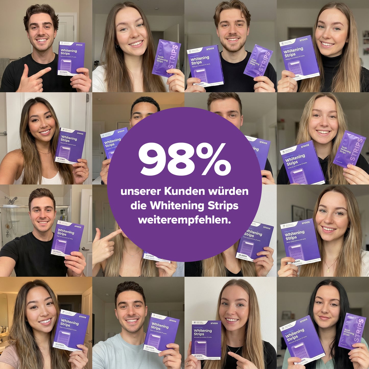 smilelux™ Violet Pro Zahnaufhellungsstreifen